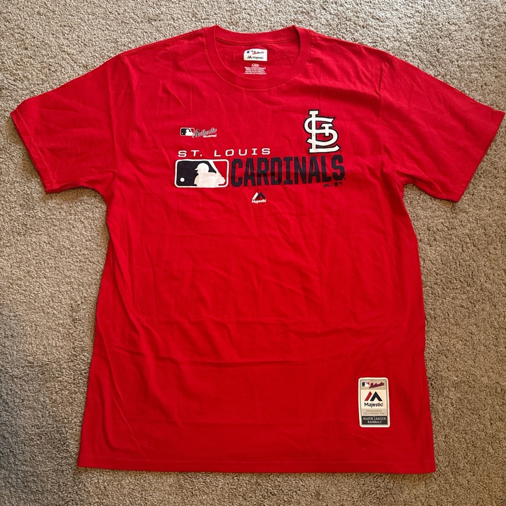 Majestic Red St. Louis Cardinals Tee